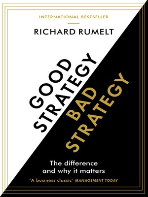 cover image of Good Strategy/Bad Strategy